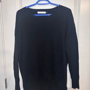 Mustard seed black oversized sweater